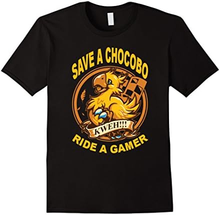 Men's Save a chocobo, ride a gamer Large Black