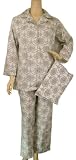 Roses Pink & Gray French Elegant Design Long Sleeve Pajamas ~ 3 sizes