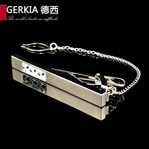 USMONON Fashion Popular commercial tie clip male pin crystal cufflink