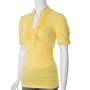 Adriana Brand Junior Ruffled Empire Waist Knit Top