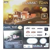 Continental Express 0n30 Scale Steam Freight Train Set With Transformer