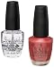 OPI Nail Polish, Silent Mauvey (H10), 0.5-Ounce & Classic Top Coat 0.5-Ounce