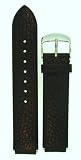 Fits Philip Stein Size 1 18mm Black Calf Leather Watchband with Spring Bars By JP Leatherworks