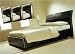 Lederbett 180 x 200 Bett Leder-Tex 1-2 Matratzen Ehebett/Doppelbett mit Holz-Rahmen inkl. Lattenrost dunkel-braun (fast schwarz) - Schlafzimmer Betten Design-Möbel Wohnen 2010