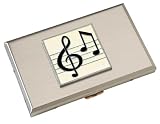 Music Notes Metal Wallet
