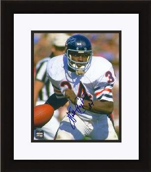 Walter Payton Autographed Chicago Bears 8x10 Photo - Custom Framed