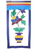 Produkt-Bild: Tibetische Handarbeit Türvorhang Wandbehang 35 x 75 "# 109 - Kostenlose Lieferung, WELTWEIT