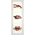 Lobster/Seashell A Wall Art - 8x26"