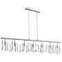 Dainolite 85304-PC-CRY 7-Light Crystal Chandelier, Polished Chrome