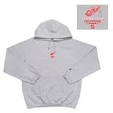 Detroit Red Wings NHL '08 SC Champs Goalie Pullover Hooded Sweatshirt (Gray Gray)