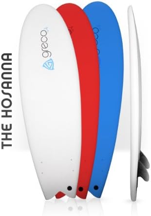 5'10" Performance Soft Top Foamboard Fish Surfboard Foam Surfboard