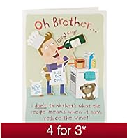 Oh Brother Birthday Card
