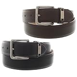 Tommy Hilfiger Mens Pebbled Leather Belt