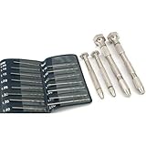 19 Pin Vises HSS Drill Bits Jewelry Drilling Hand Tools