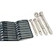 19 Pin Vises HSS Drill Bits Jewelry Drilling Hand Tools
