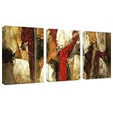 Abstract IX, Canvas Art by Lopez (Set of 3) - 19 x 14