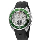 Swiss Military Hanowa Men's 06-4096-04-001-06 Sealander Silver Dial Rubber Strap Watch