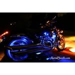 120-LED Motorcycle Accent Light Kit with On-Off Switch - Color: GREEN