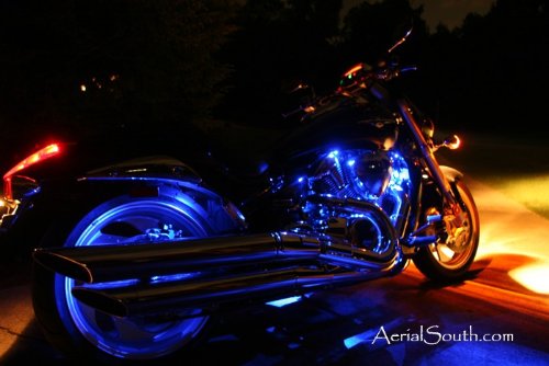 96-LED "Clip & Stick" Motorcycle Accent Light Kit w/Multi-Function Remote Control