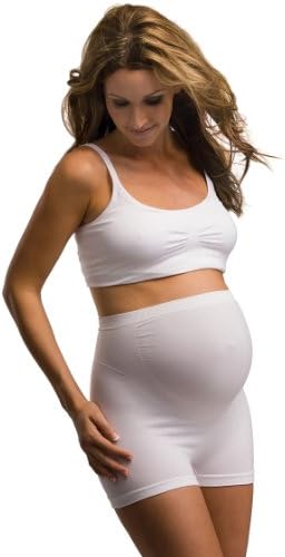 Amon Maternity Women's Beattitude Skivvies, Large, White