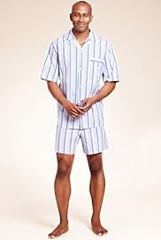 Pure Cotton Striped Pyjama Shorts
