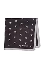 Hackett London Pañuelo Seda Myf Motif Polka Dot (Negro / Gris)