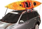 Malone Downloader Folding J-Style Universal Car Rack Kayak Carrier with Bow and Stern Lines
