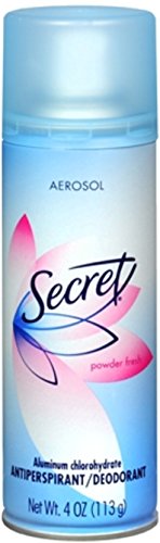 Secret Anti-Perspirant Deodorant Aerosol Spray Powder Fresh 4 oz