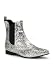 Funtasma CHELSEA-58G, Men's 1 Inch Heel Glitter Pointy Toe Slip On Beatle Boot