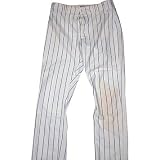Tyler Colvin Pants - Chicago Cubs 2011 Game Worn #21 Spring Training Pinstripe Pants (37-46, 36) (Tagged '10, #78 Crossed Out)