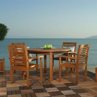 Amazonia Milano 4 Person Round Dining Set product image