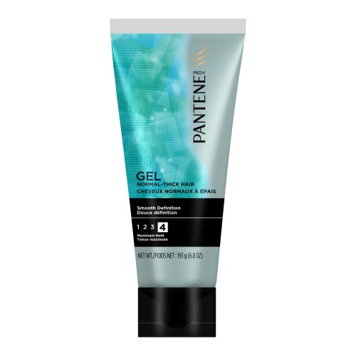 Pantene Pro-V Normal-Thick Hair Style Smooth Definition Maximum Hold Hair Gel 6.8 Oz (Pack of 3)