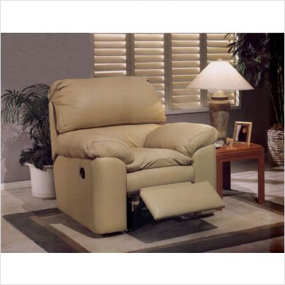 Kathy Ireland Home by Omnia Catera Recliner Catera Leather Recliner