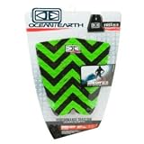 Ocean Earth Walshy Surfboard Traction Pad in Green/Black