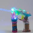 LED Flashing Bubble Gun with 2 bottles of bubbles