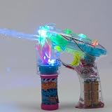 LED Flashing Bubble Gun with 2 bottles of bubbles
