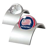 New England Revolution MLS Spinning Desk Clock by