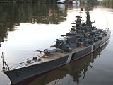 RC Kriegsschiff Bismarck Schlachtschiff Komplett RTR 001