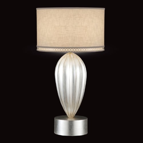 Fine Art 793110ST Platinized Silver Leaf Allegretto Silver Contemporary / Modern 1 Light Table Lamp