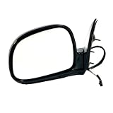 1994-1997 Chevy/Chevrolet S10 Blazer & GMC S15 Sonoma, Jimmy Pickup Truck, 1996-1997 Olds/Oldsmobile Bravada & Isuzu Hombre Power Gloss Black Folding Bubble Type Non-Heated Rear View Mirror Left Driver Side (1994 94 1995 95 1996 96 1997 97)