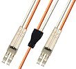 100M LC-LC Duplex Armored Multimode 50/125 Fiber Optic Cable