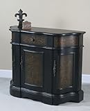 IMAGE OF Emerson 3 door Credenza by Ultimate Accents - Black (52136CR)