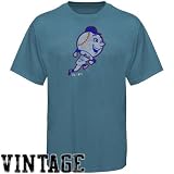 Majestic New York Mets Royal Blue Cooperstown Logo Fashion Fit T-shirt