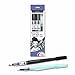 Pentel Arts Color Water Brush Box Set, Black/Gray/Sepia/Aquash (GFLFRHBP)