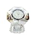 Octagon Shaped Glass Clock -Decorative Clock With Flashing Lights