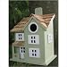 Garden Wall Townhouse White Birdhouse