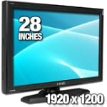 SAVE $540.4 - I-Inc Lcd 28W If281Dpb Hdmi W Hdcp Dvi Spk 3Ms 800:1 1920X1200 Wuxga Swivel Blk $259.99