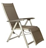 Kettler Basic Plus Relaxsessel Gestell champagne/textilene/mocca