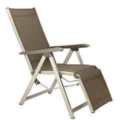 Kettler Basic Plus Relaxsessel Gestell champagne/textilene/mocca