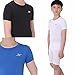 Kids Compression Shirt Underwear Boys Youth Under Base Layer Short Sleeve Top SK WH S White